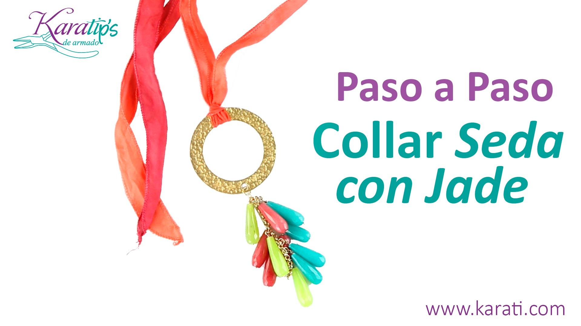 DIY Collar Seda con Jade -Karatips