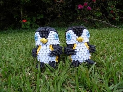 Tutorial: Pinguino en Origami 3D