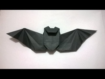 COMO HACER UN MURCIELAGO DE PAPEL - How to make a paper bat