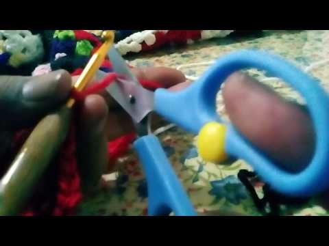 Crochet granny square mini tutorial en español