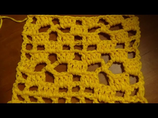 Puntada a crochet muy linda y fácil. Muestra No 26