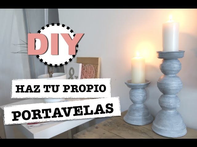 DIY | HAZ TU PROPIO PORTAVELAS | FACIL RAPIDO Y ECONOMICO ♡ STEFFIDO