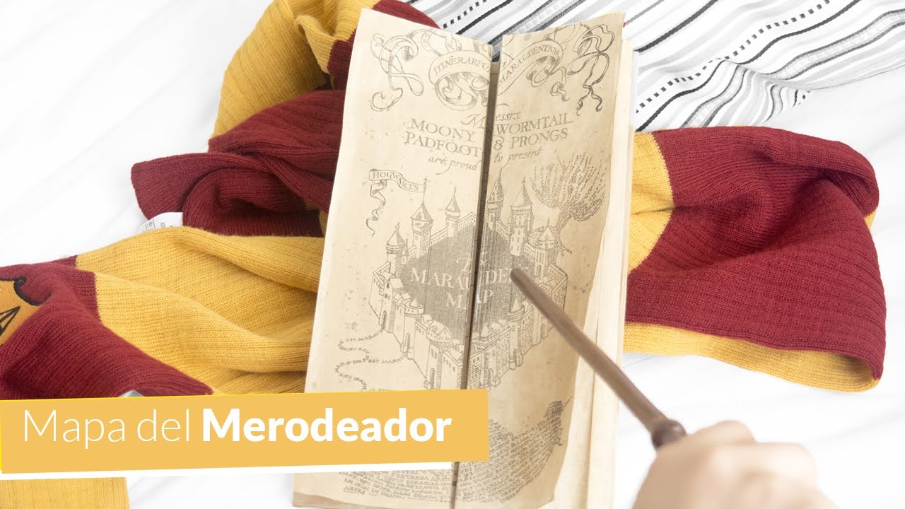 DIY MAPA DEL MERODEADOR | The Marauders's Map DIY