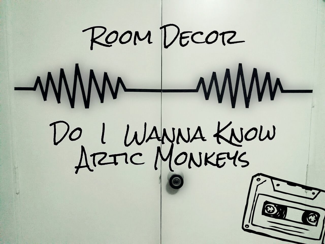 DIY: Room decor ¡Arctic Monkeys - Do I Wanna Know! Fácil