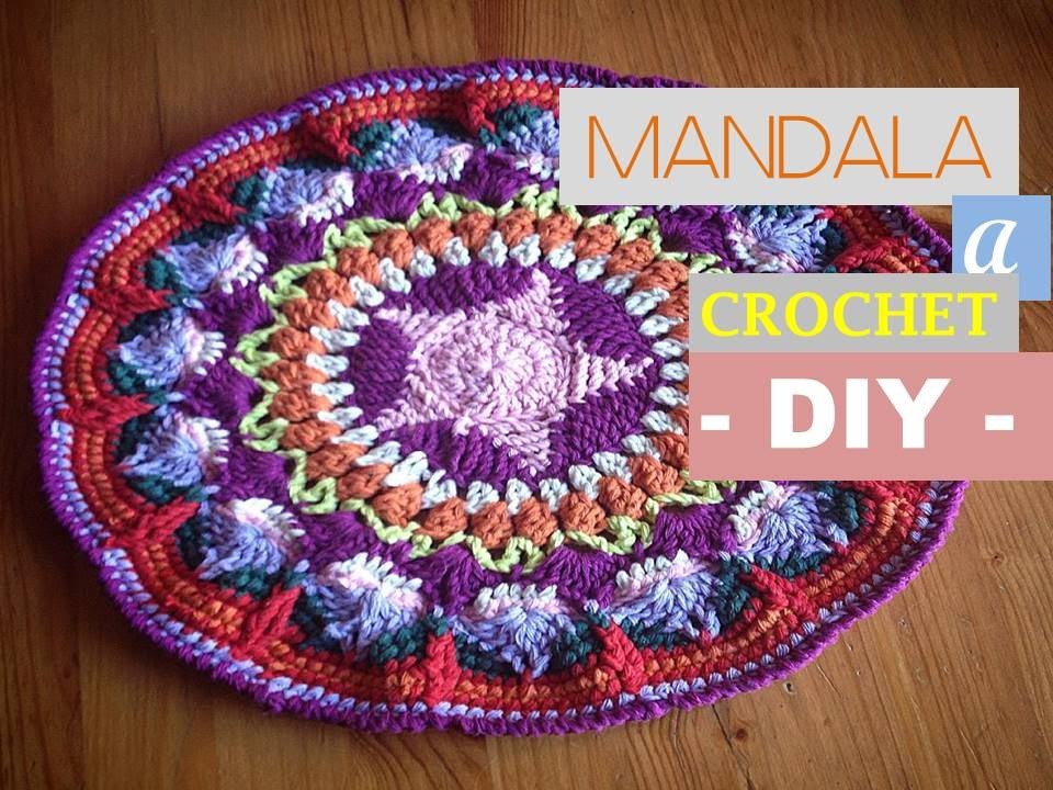 MANDALA a crochet: aprende a tejerlo con mi DIY (zurdo)