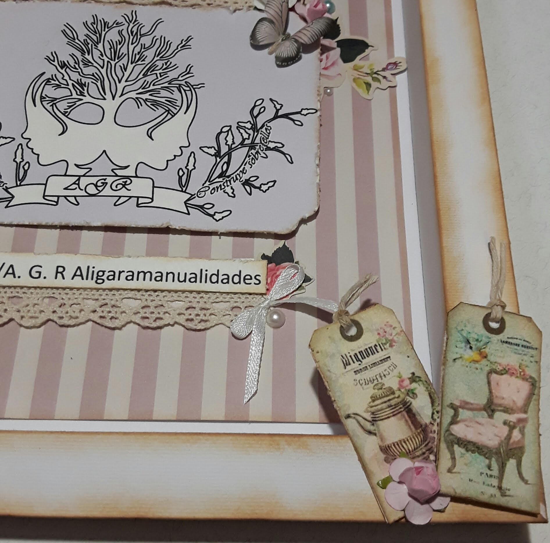 Marco de Cartulina *Tutorial Scrapbook 3*