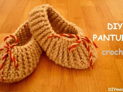 Cómo tejer pantuflas a crochet paso a paso