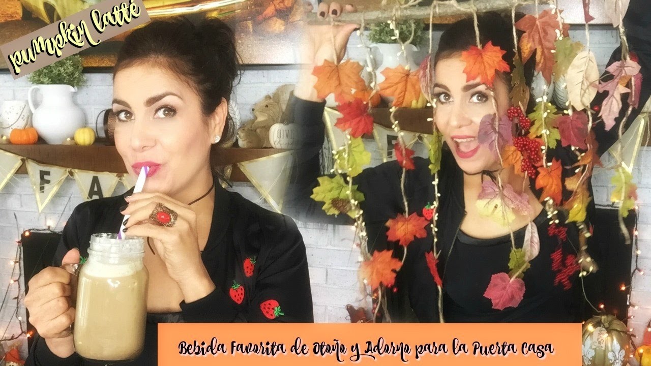 Diy Fall Drink  - Café con Leche de Otoño | Decoración  de mi Puerta ♥
