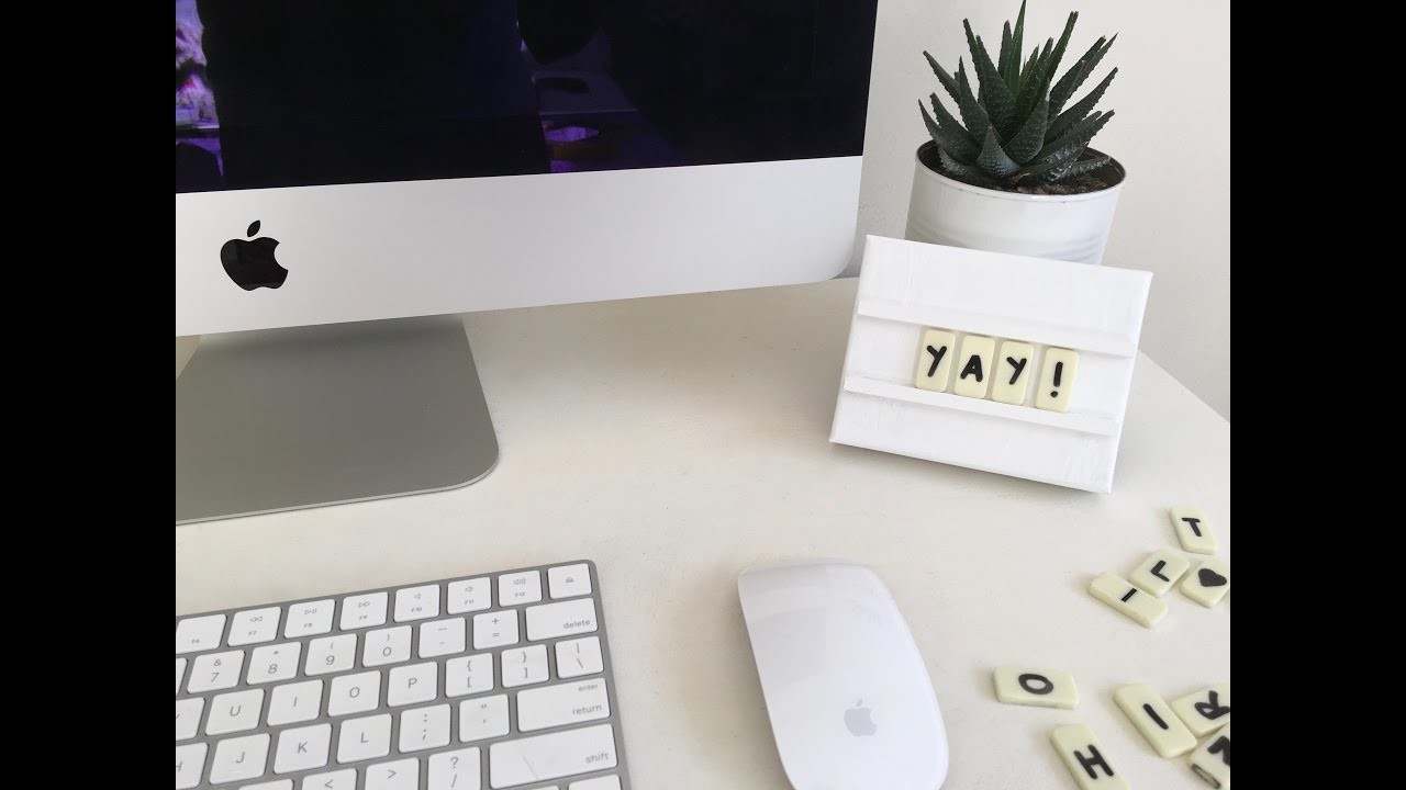 MINI LIGHT BOX DIY. MINI TABLERO DE MENSAJES