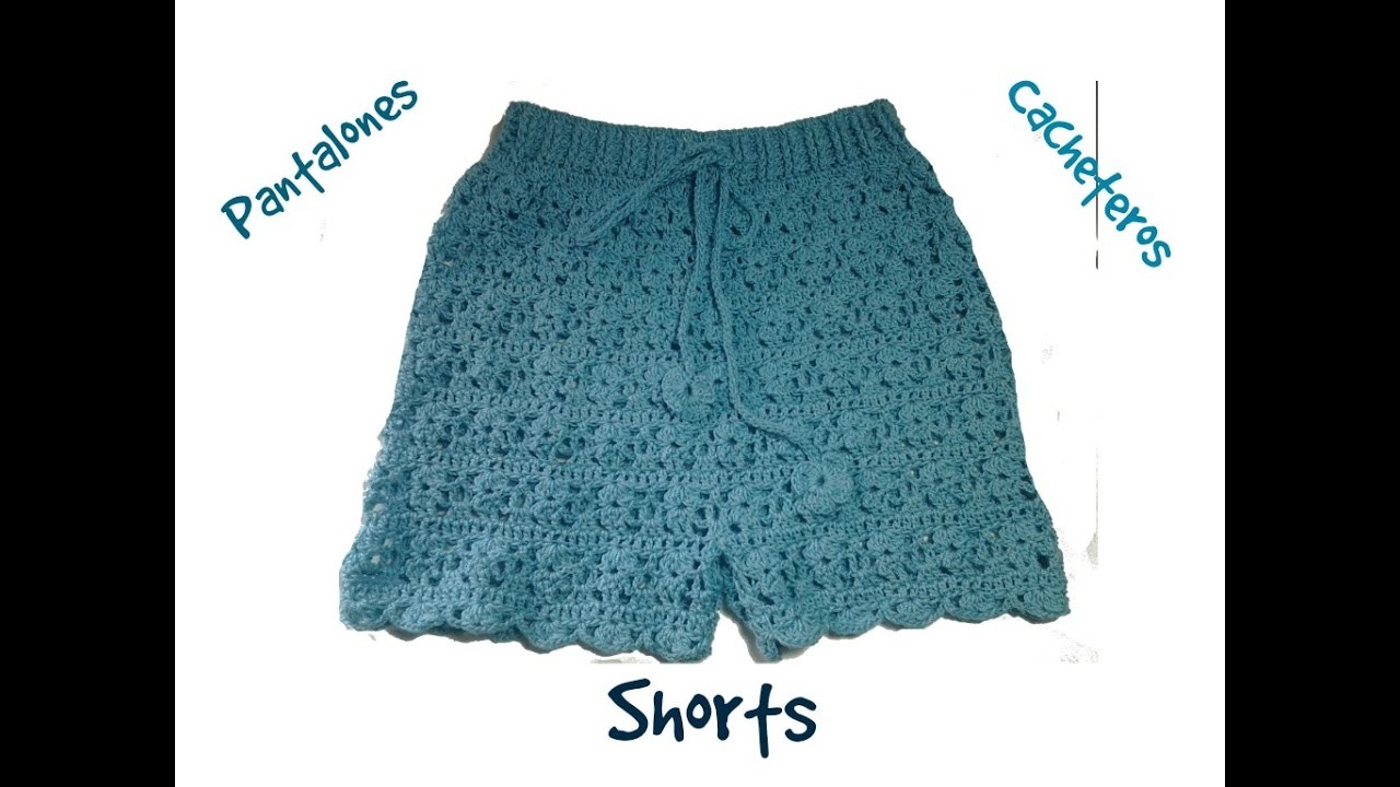 Pantalón, shorts o cacheteros a crochet 1ª parte #tutorial