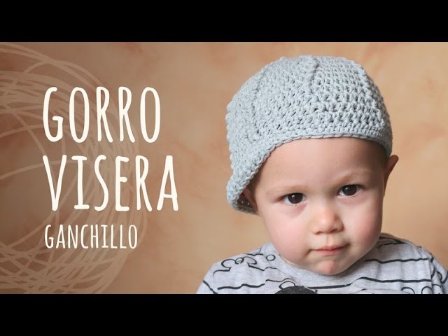 Tutorial Gorro Con Visera Ganchillo | Crochet (Todas las Tallas)