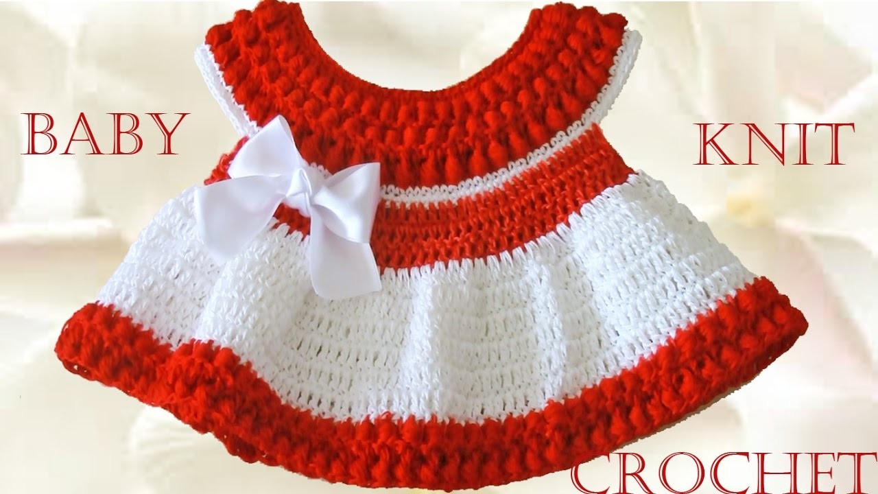 Vestido a crochet para Bebe - Learn Crochet Knit