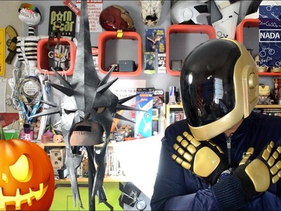 Como hacer cualquier mascara o casco facil para este Halloween DIY | NQUEH