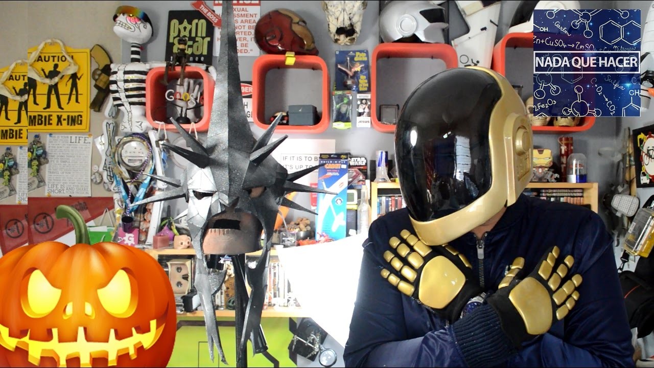 Como hacer cualquier mascara o casco facil para este Halloween DIY | NQUEH