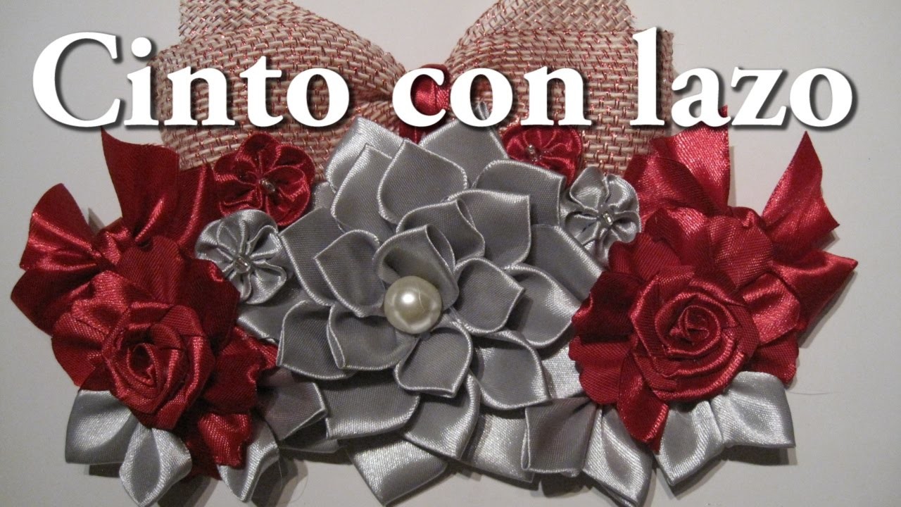 #DIY -#Cinto con lazo  #DIY - # Cinto Bow