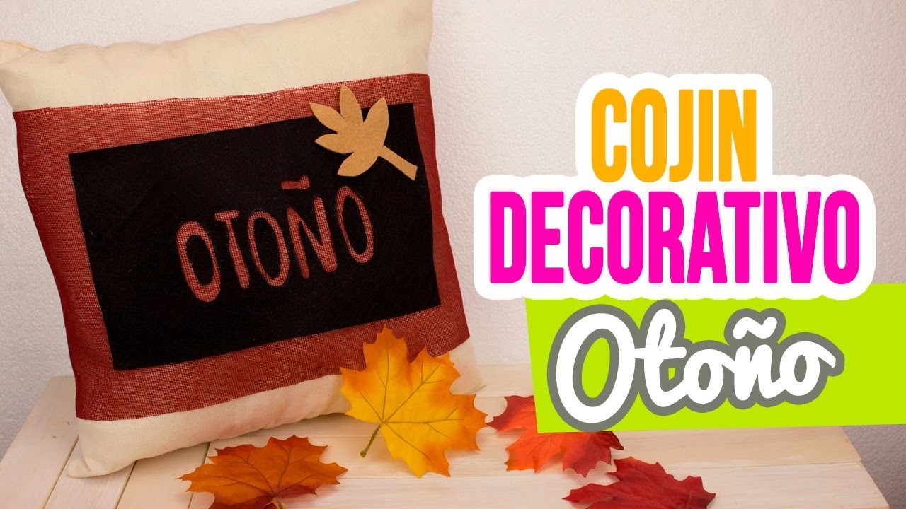 DIY Cojin Decorativo de Otoño | Manualidades fáciles para decorar | Mini Tip# 105 Catwalk