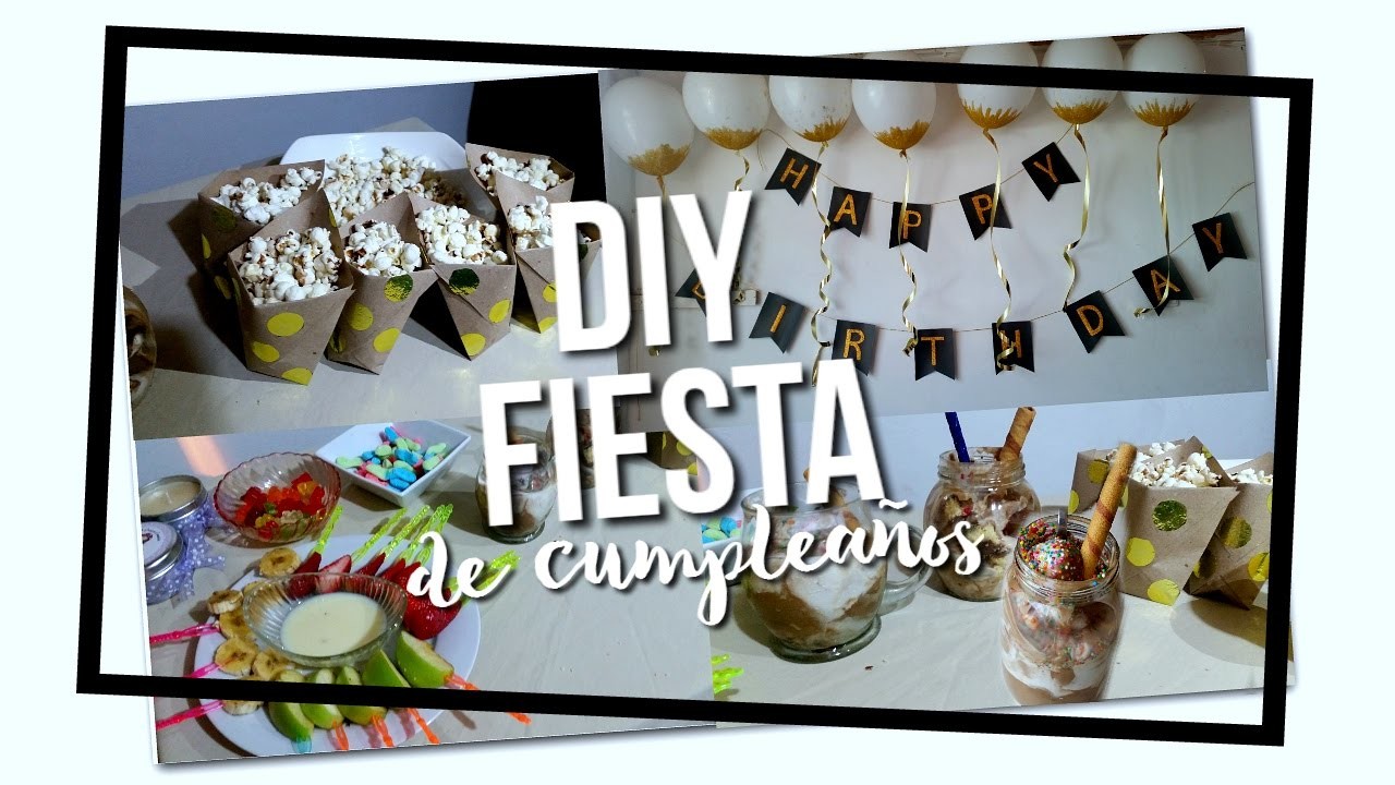DIY Fiesta De Cumpleaños Snacks & Decor!  