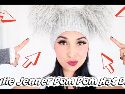 DIY| Kylie Jenner Pom Pom Hat ~ Como hacer la gorra de Kylie Jenner Manualidad
