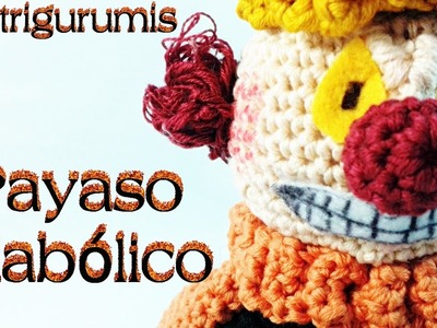 DIY Payaso halloween amigurumi - Crochet