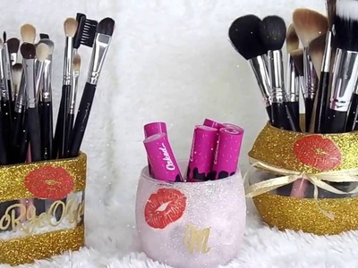 DIY Porta brochas |Sostenedor de brochas |Monika Sanchez