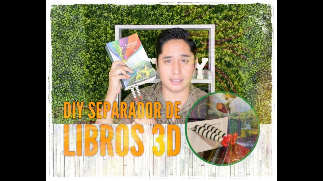 DIY Separador de Libros 3D I Estoy Leyendo