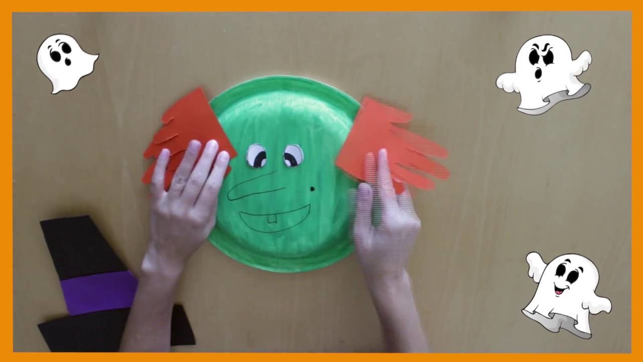 Manualidades Halloween -  Brujita divertida