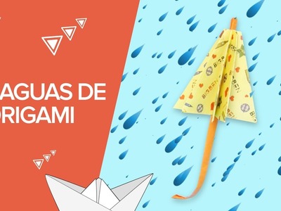 Paraguas de papel | Manualidades de origami