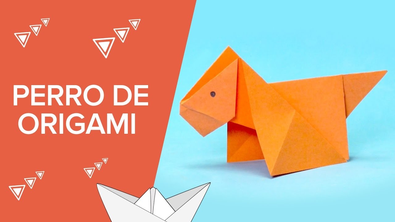 Perro de papel | Origami fácil para niños