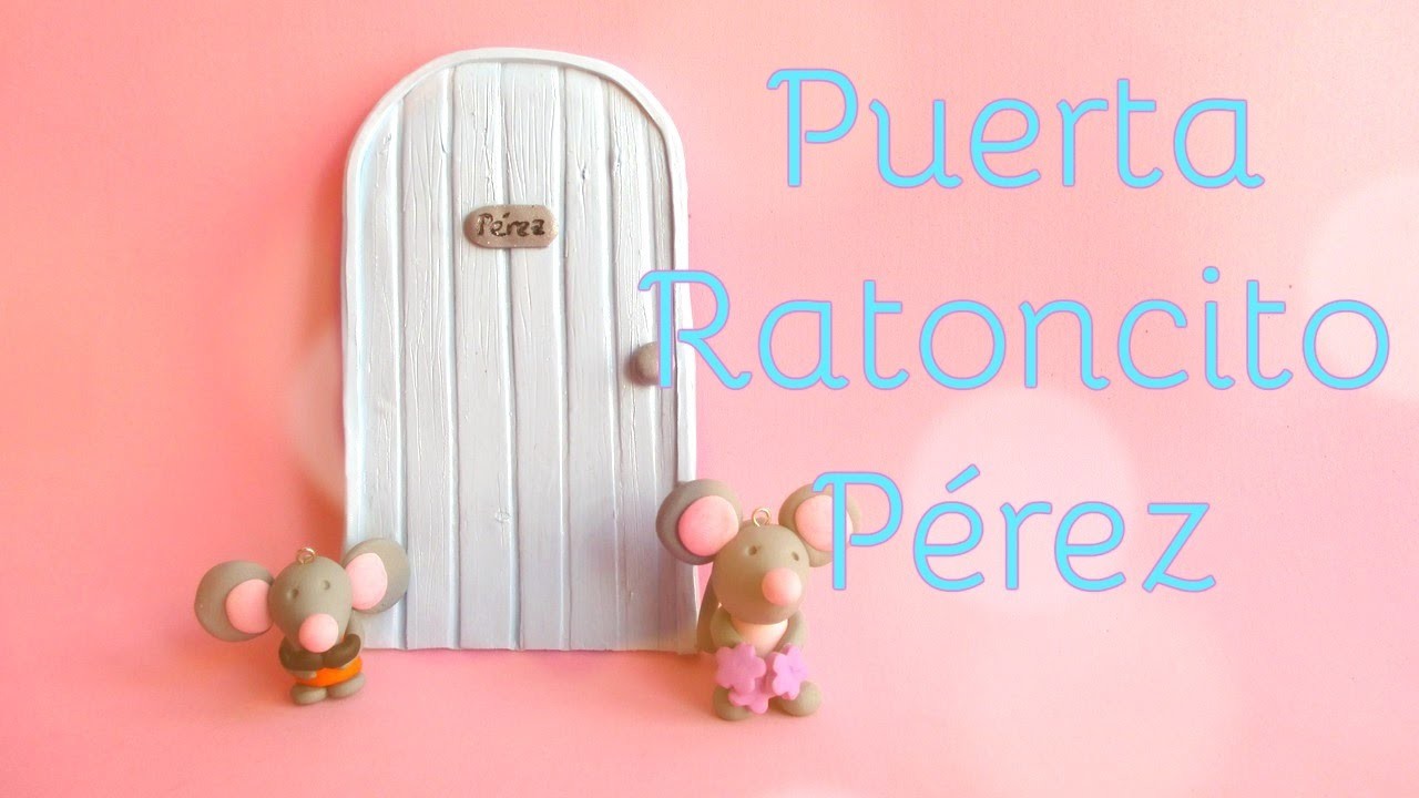Puerta ratoncito Pérez. Easy polymer clay tutorial