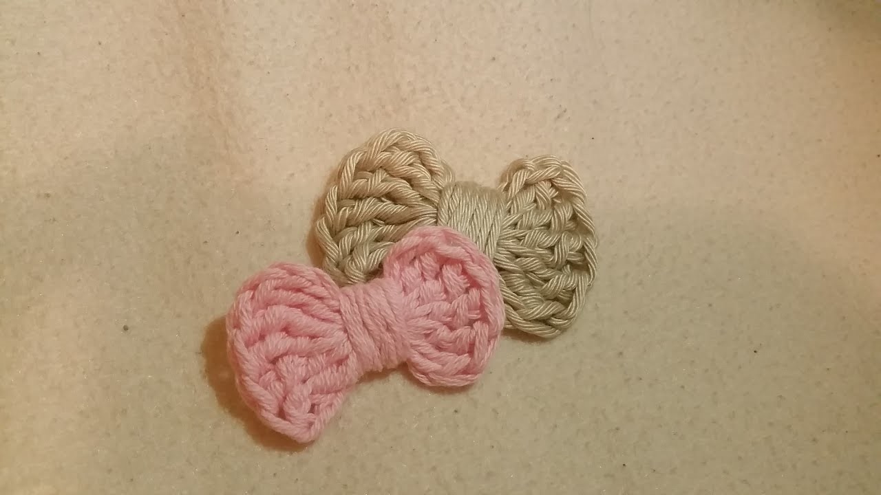 Simple lazo en crochet - Coser accesorio lazo de BerlinCrochet