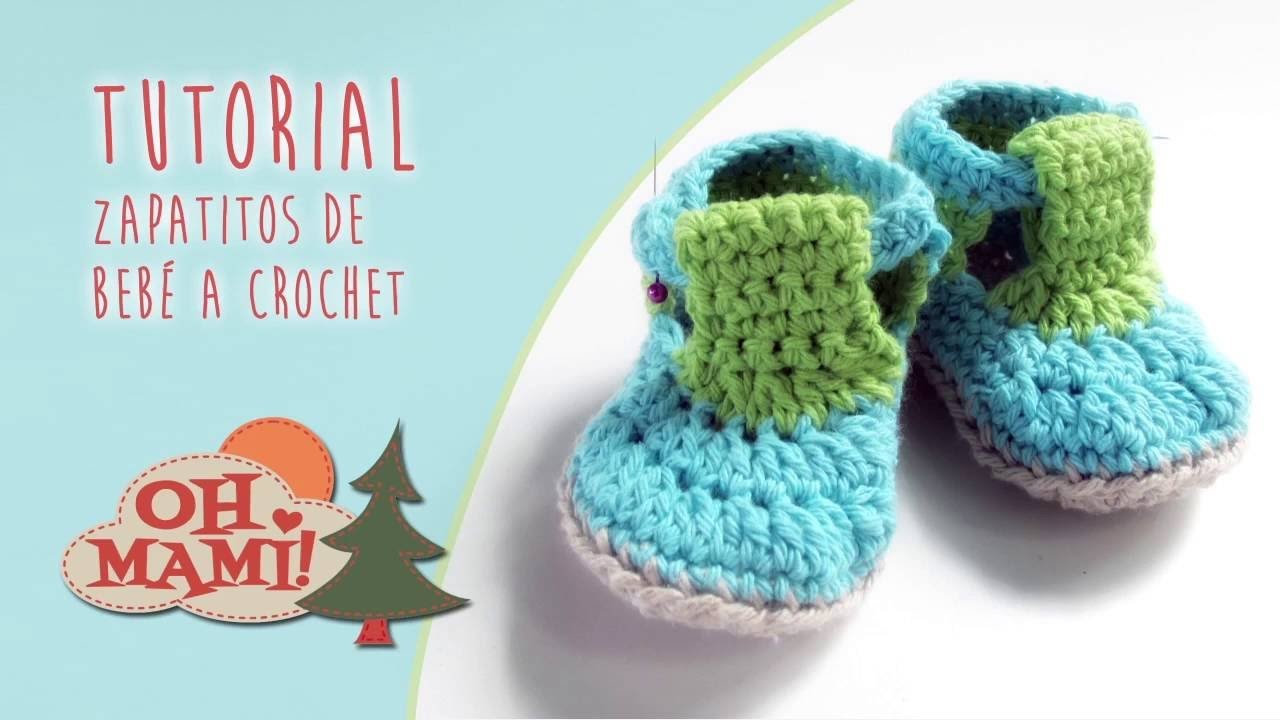 Tutorial zapatitos de bebé a crochet