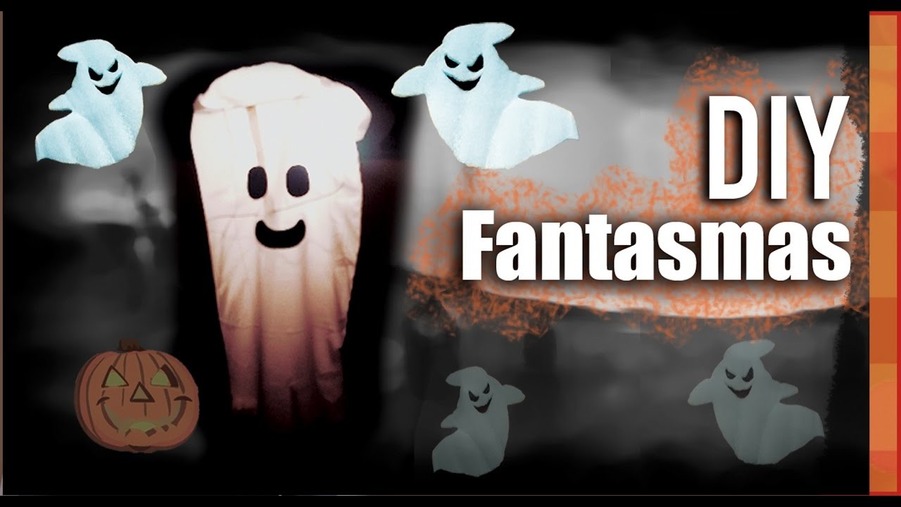 DIY "Especial de Halloween" : * Decoración con fantasmas *