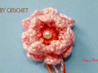 Mini Flor a Crochet