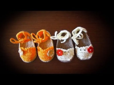 Como hacer alpargatas o esparteñas  de bebe en crochet paso a paso (PARTE 1)