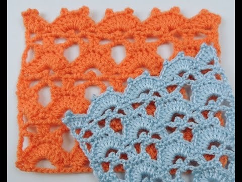 Crochet: Punto Abanico # 10