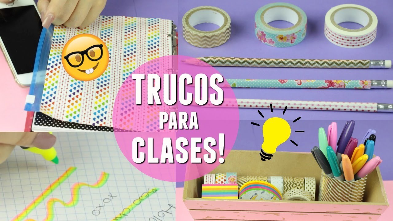 9 TRUCOS ESENCIALES PARA IR A CLASES | What The Chic