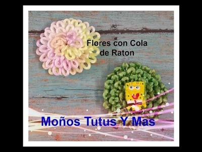 Como Hacer FLORES CON COLA DE RATON Paso a Paso RATTAIL CORD FLOWERS Tutorial DIY How To PAP