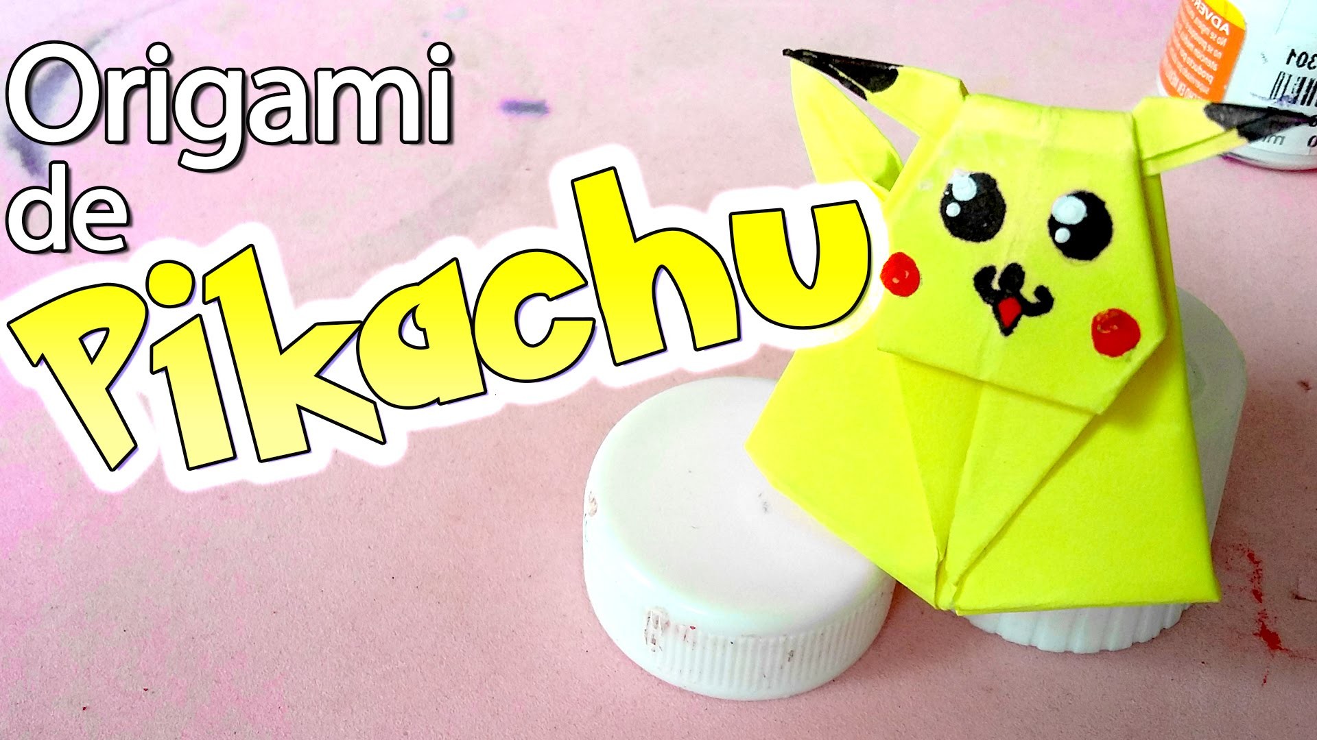 Cómo hacer un Pikachu de Origami | Arte Track