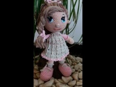 Como tejer muñeca Dolly AMIGURUMI  4a. PARTE