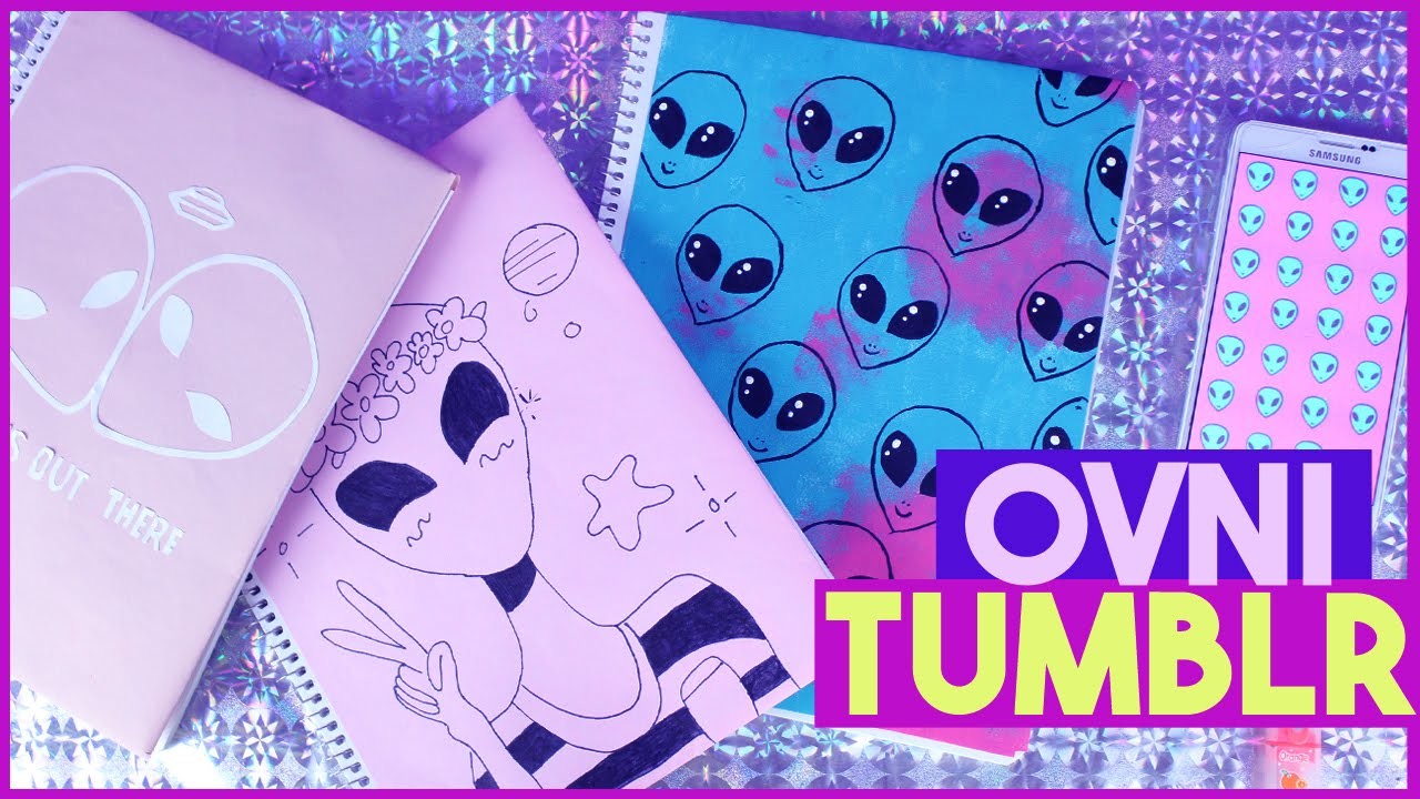 Decorar cuadernos TUMBLR | REGRESO A CLASES | Akari Beauty