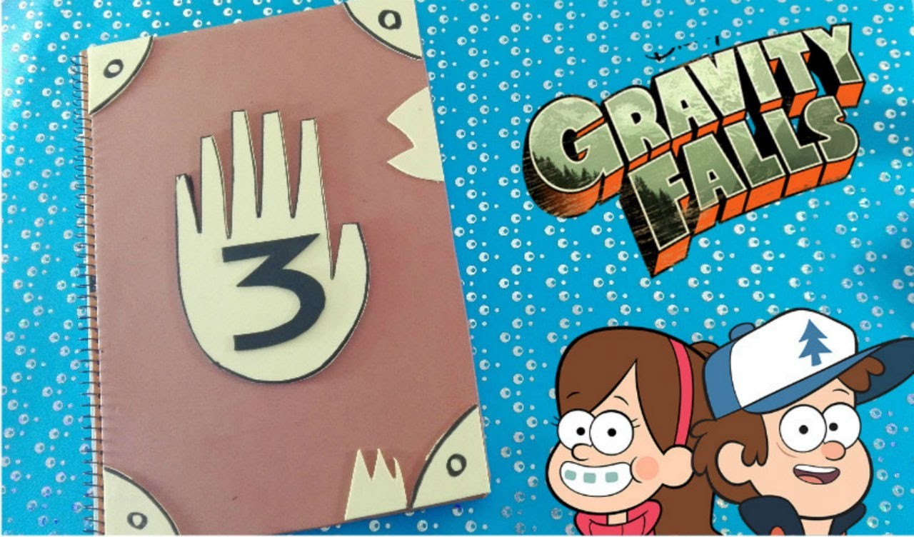 Gravity Falls cuaderno- Creating My Own Gravity Falls notebook!