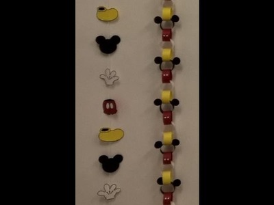 Guirnaldas de Mickey Mouse para decorar fiestas de cumpleaños. Mickey Mouse garlands