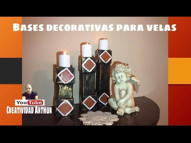 Porta  #velas.decorativas ,DECORATIVE CANDLE HOLDER