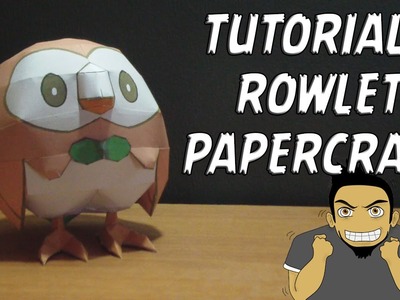 Tutorial - Rowlet Papercraft (Pokemon Sun & Moon #2)