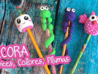 3 ideas para decorar con Foamy Moldeable Lápices, y Colores :: Chuladas Creativas