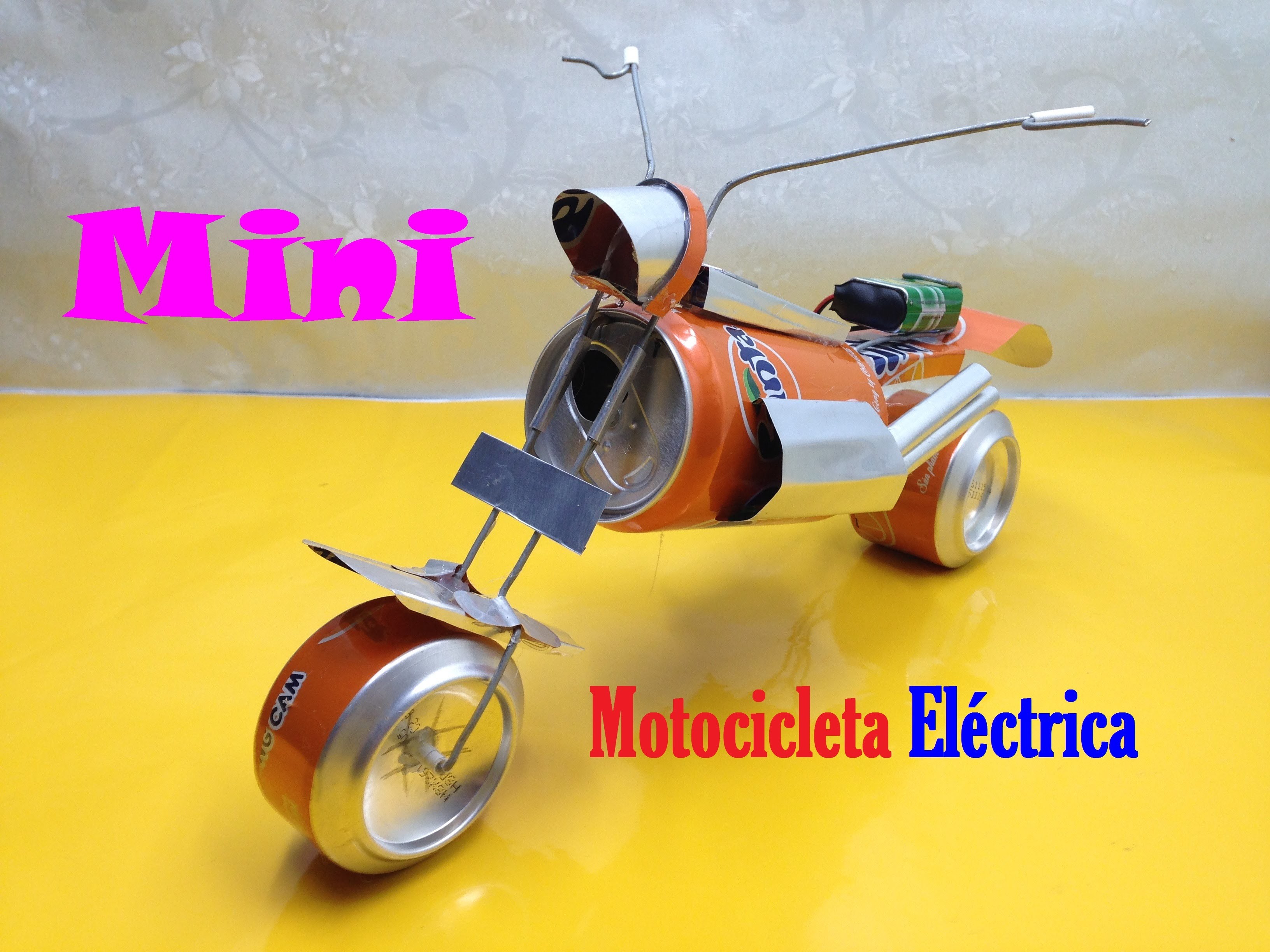 Cómo hacer que el juguete eléctrico de la motocicleta con las latas de pintura