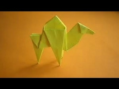 Como hacer un CAMELLO DE PAPEL | Origami de Animales paso a paso (Muy Fácil)