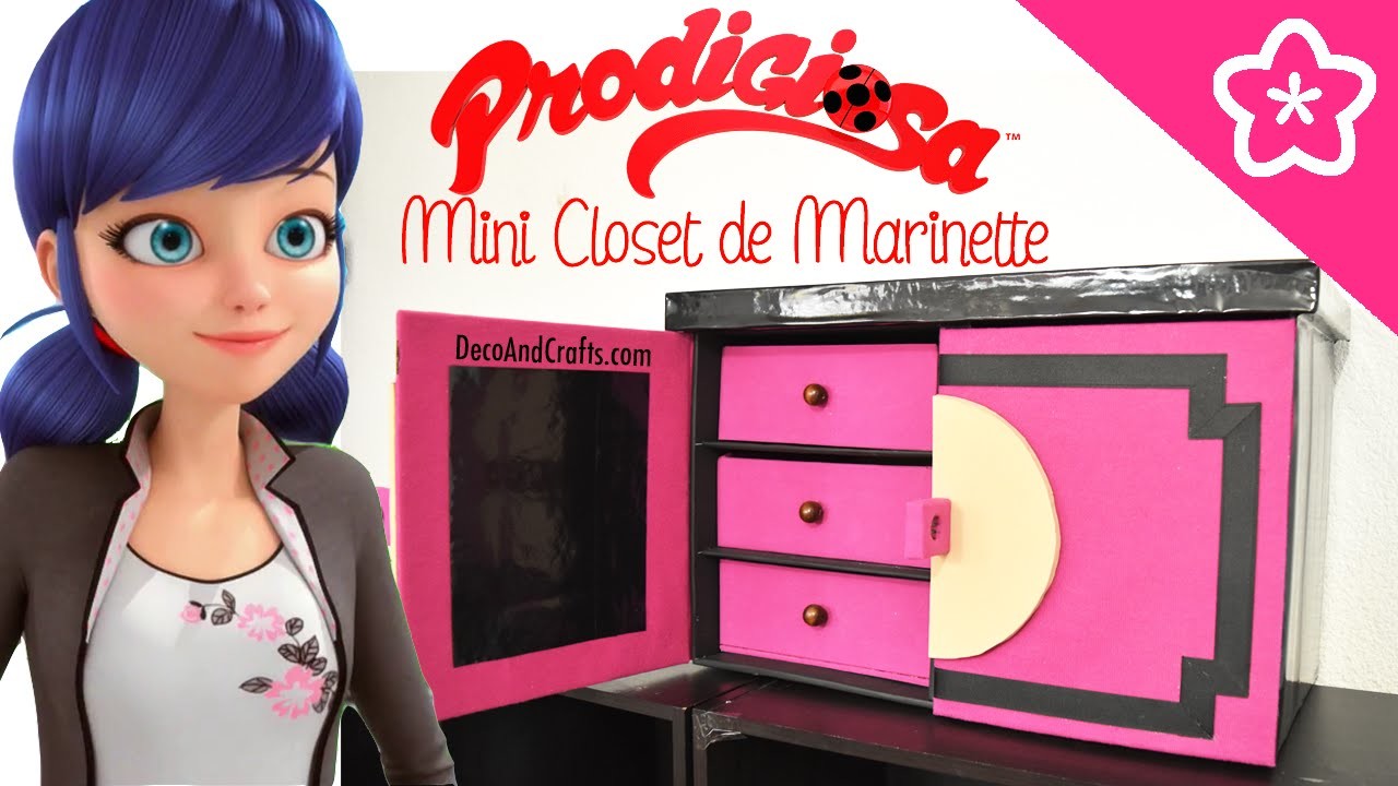 Mini Closet de Marinette La Prodigiosa Ladybug - DecoAndCrafts