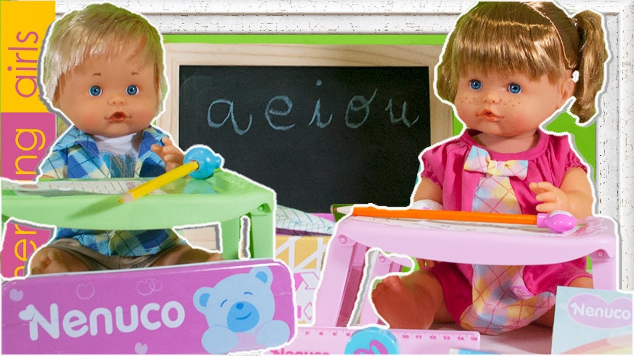Nenuco Hermanitos al Cole - Nenuco juguetes en español - Peppa pig cuenta un cuento a Nenuco