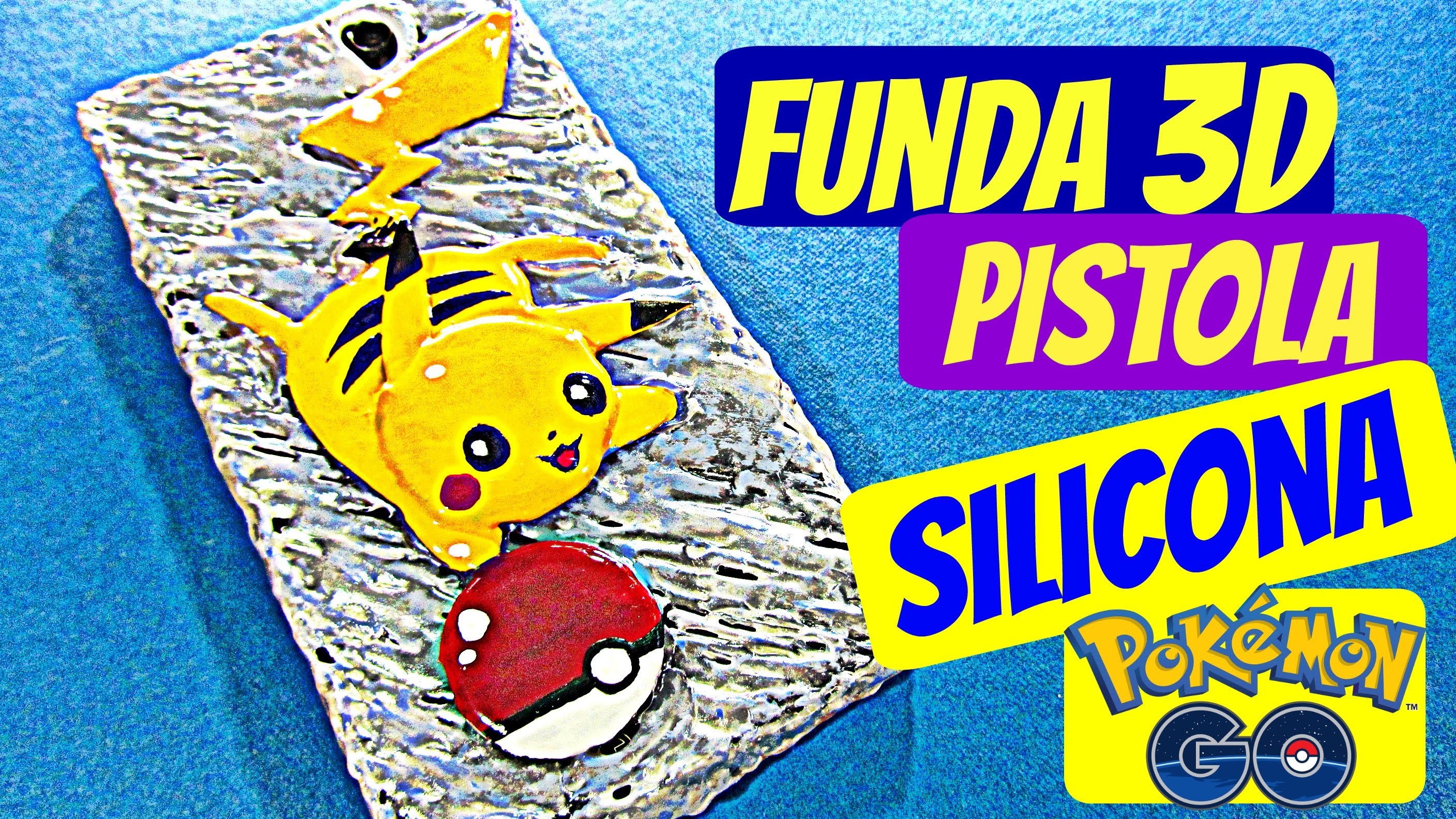 Funda para móvil silicona caliente Pikachu. POKEMON GO.